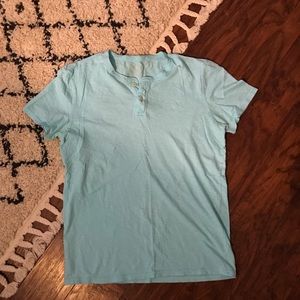 Men’s AE henley size medium, baby blue
